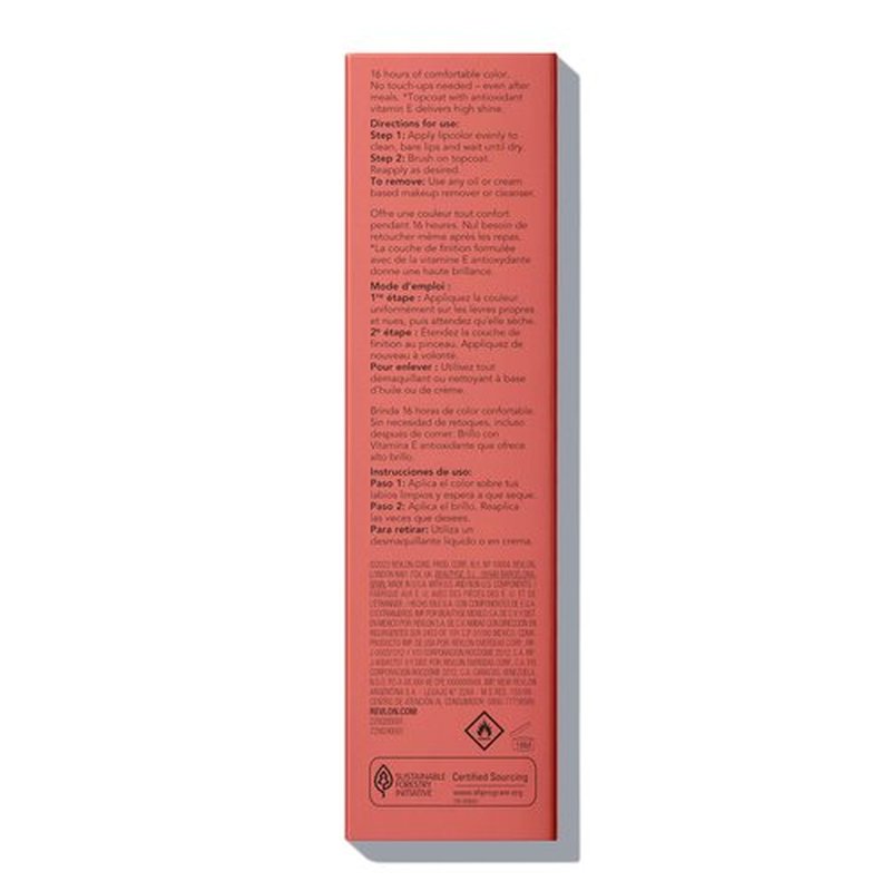 Revlon ColorStay Overtime Liquid Lipstick with Clear Lip Gloss, Lip Makeup Stocking Stuffers for Women, With Vitamin E, Boundless Nude (510), 0.07 Oz