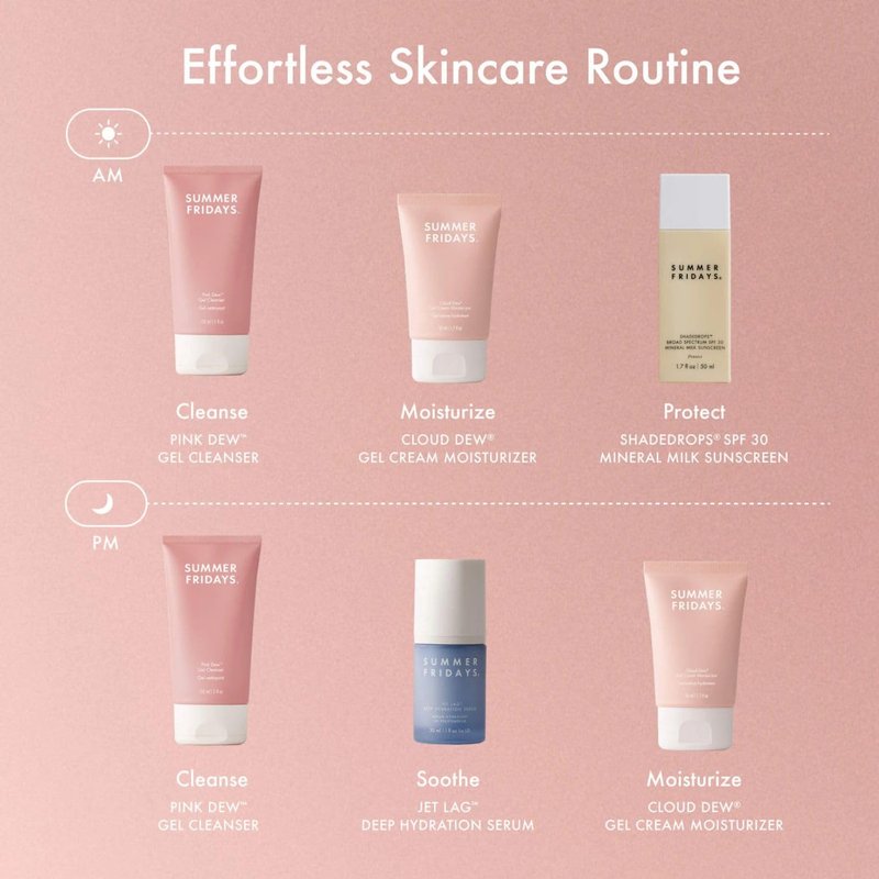 Cloud Dew Gel Cream Face Moisturizer - Hyaluronic Acid & Ceramides (1.7 Fl Oz) | CC Me Vitamin C Serum with Niacinamide (1 Fl Oz)