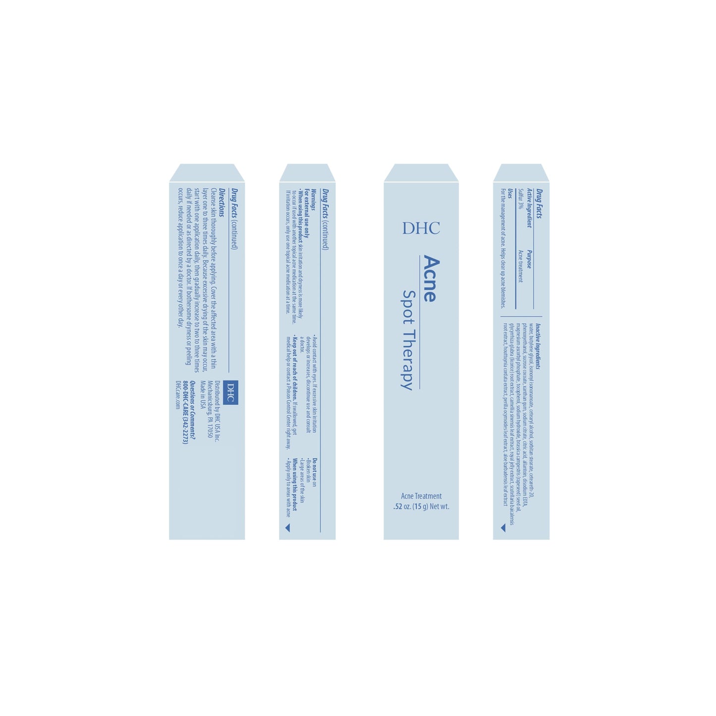 DHC Acne Spot Therapy, 0.52 oz. Net wt.