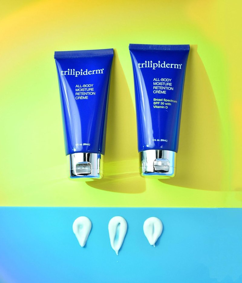 Trilipiderm Weekender Bundle | All-Body Moisture Retention Crème 2-Pack & SPF 30 Sunscreen - Travel Size 3 oz Each
