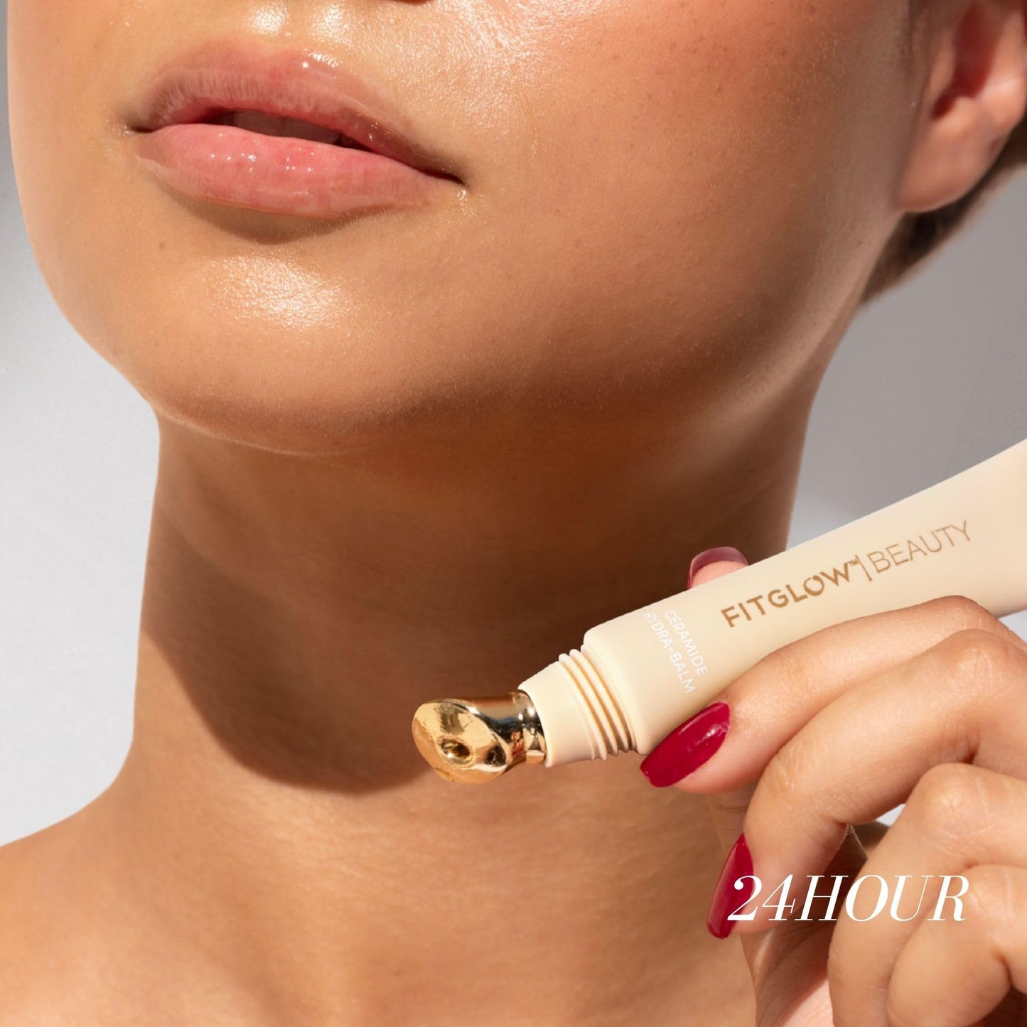 Fitglow Beauty Ceramide Hydra-Balm Lip Gloss, 24Hour, 12g