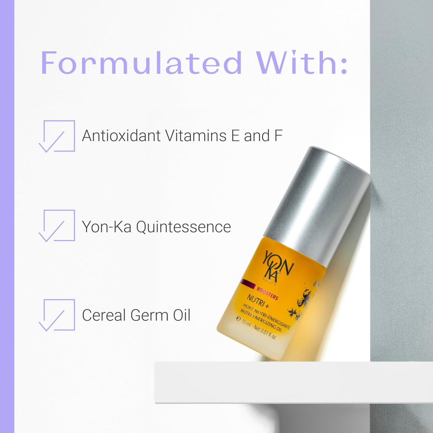 Yonka Booster Nutri+, Nourishing Facial Oil, 0.51 fl oz