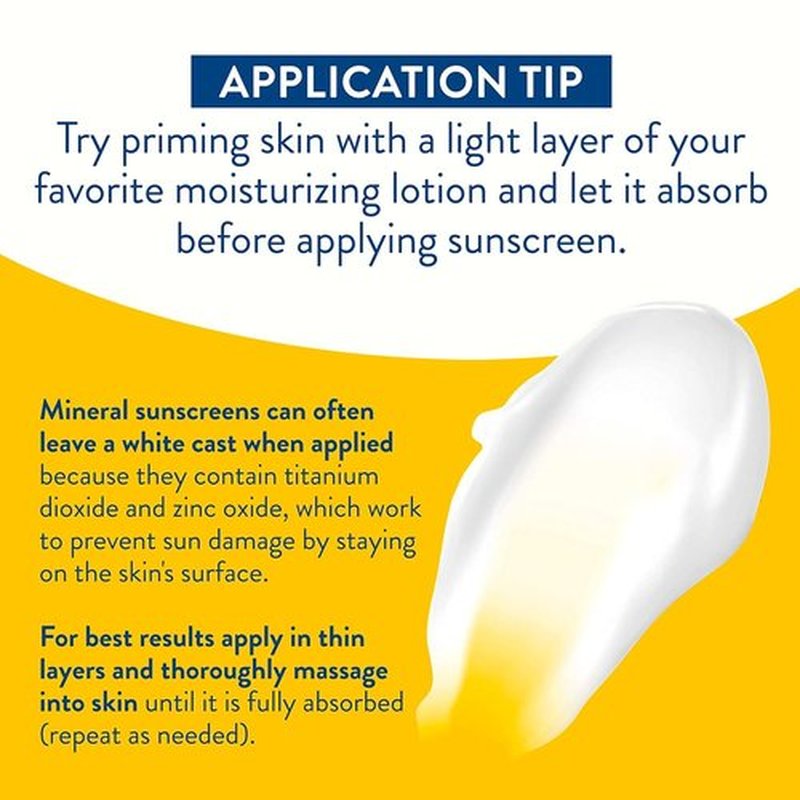 CETAPHIL Sheer Mineral Sunscreen Lotion for Face & Body, 3 fl oz, 100% Mineral Sunscreen: Zinc Oxide & Titanium Dioxide, Broad Spectrum SPF 30, For Sensitive Skin