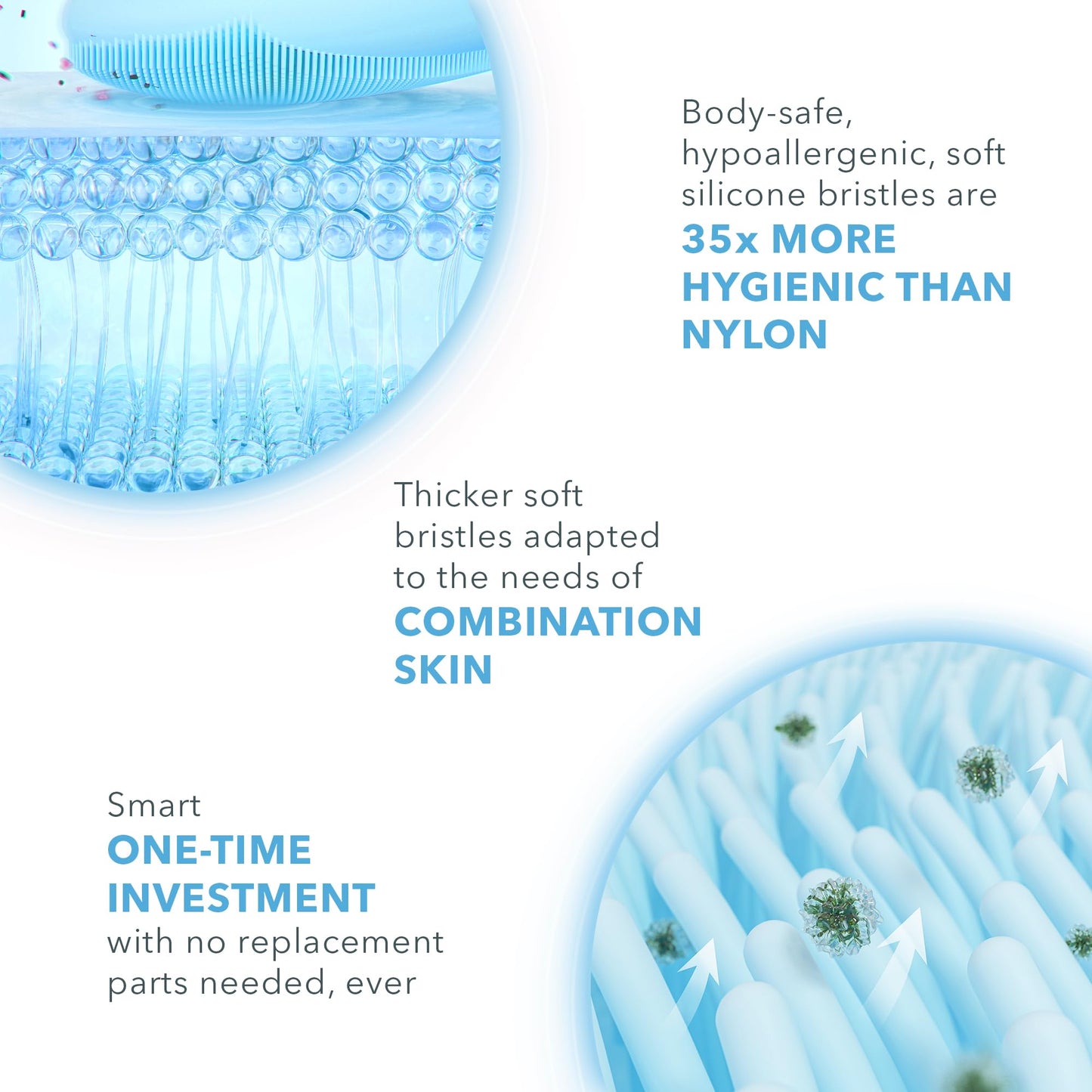 FOREO Luna 3 Facial Cleansing Brush | Anti Aging Face Massager | Enhances Absorption of Facial Skin Care Products | for Clean & Healthy Face Care | Simple & Easy | Waterproof