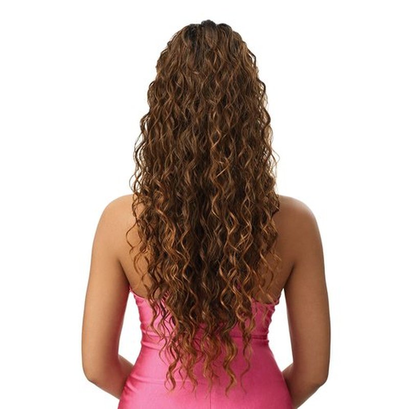 Outre Ponytail Pretty Quick Beach Wave 28" (1)
