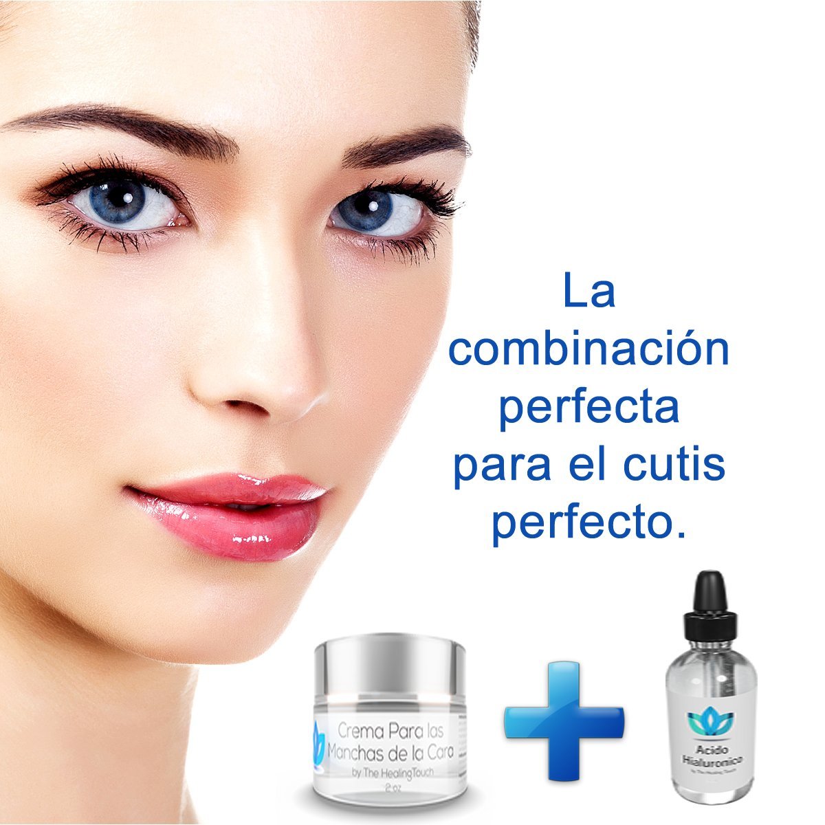 The Healing Touch Crema Para Manchas de La Cara: Elimina Manchas Obscuras del Acne, Sol, Edad, y Arrugas. Embellece tu Rostro Con Este Humectante Facial Antiarrugas