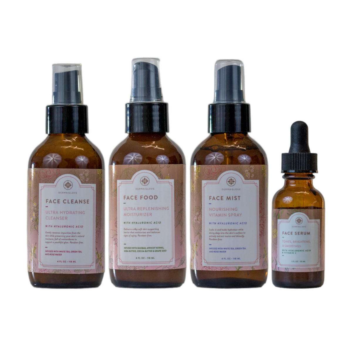 Daily Facial Regimen Set - A 4-Step Daily Skincare Routine Designed To Unlock, Nourish, & Repair Your Skin