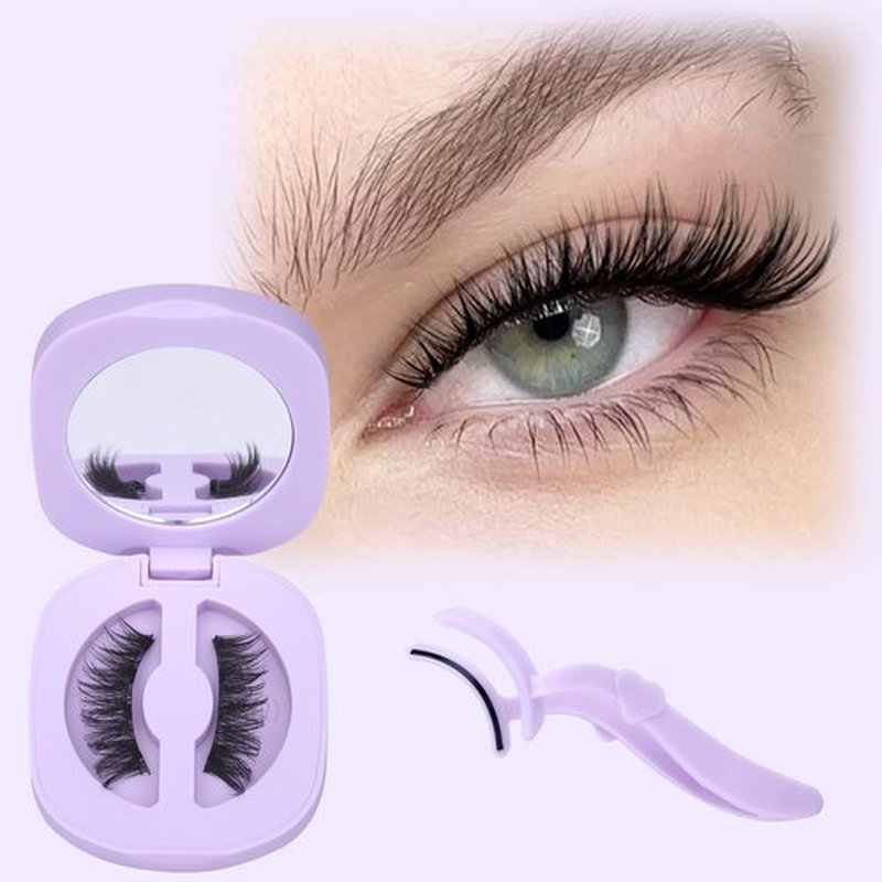 ALICE Reusable Magnetic Eyelashes without Eyeliner Fluffy Magnetic Lashes Kit with Magnetic Lash Applicator Wispy Fluffy Magnetic Eyelashes Kit No Glue Needed