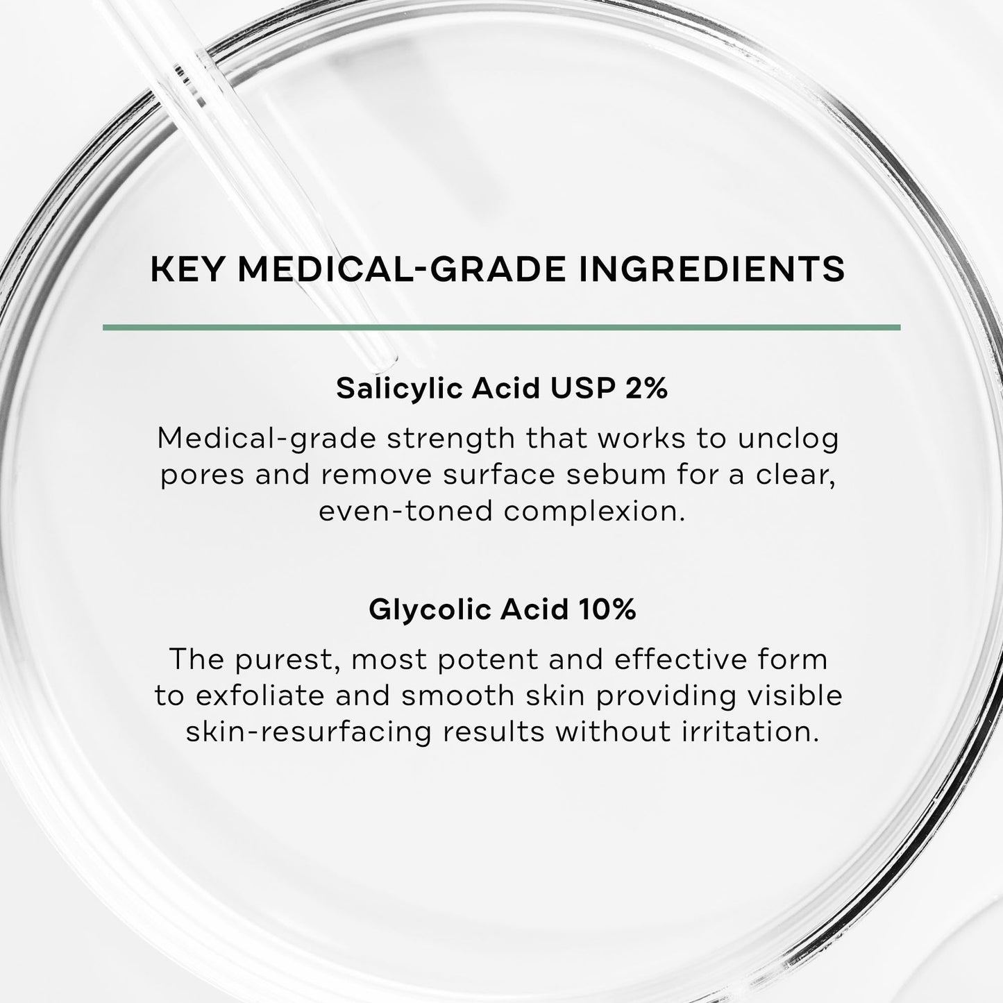 Replenix Gly-Sal Clarifying Acne Pads, 60 Count, Medical-Grade 10% Glycolic Acid & 2% Salicylic Acid Exfoliating Pads for Acne-Prone Skin, Help Clear Blemishes & Refine Pores, Non-Oily