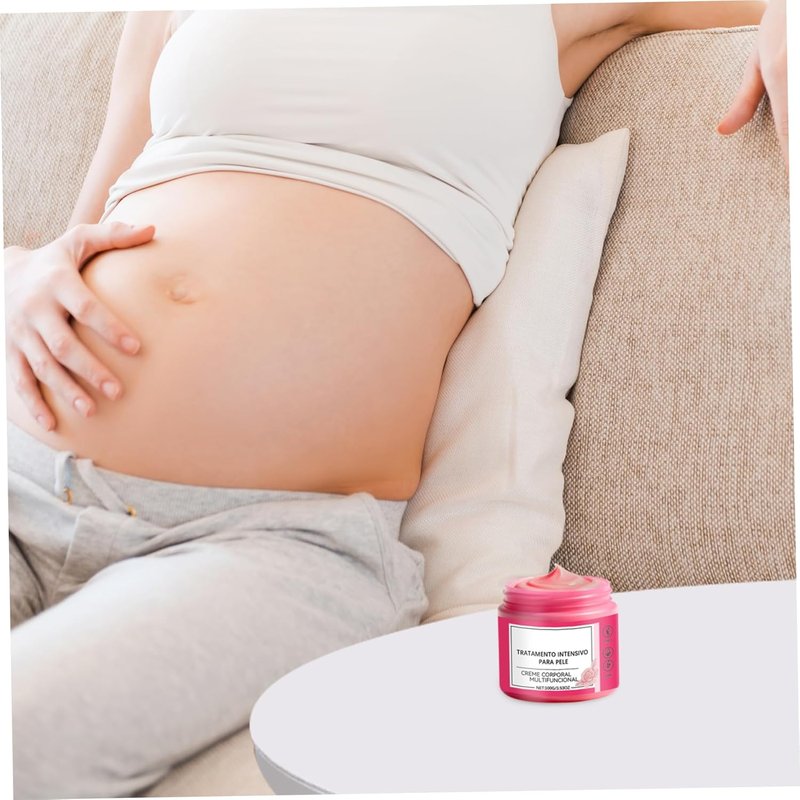 Pregnancy Stretch Mark Cream - Rose Scented Belly Butter for Skin Care | 100g Daily Moisturizer