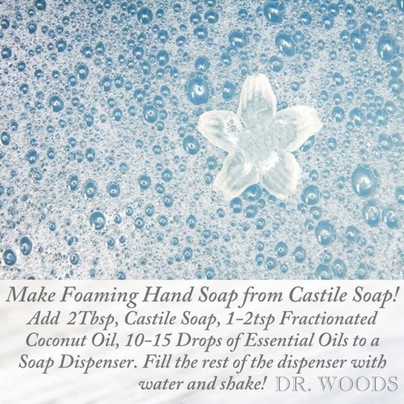 Dr. Woods Pure Peppermint Liquid Castile Soap, 32 Ounce (Pack of 2)