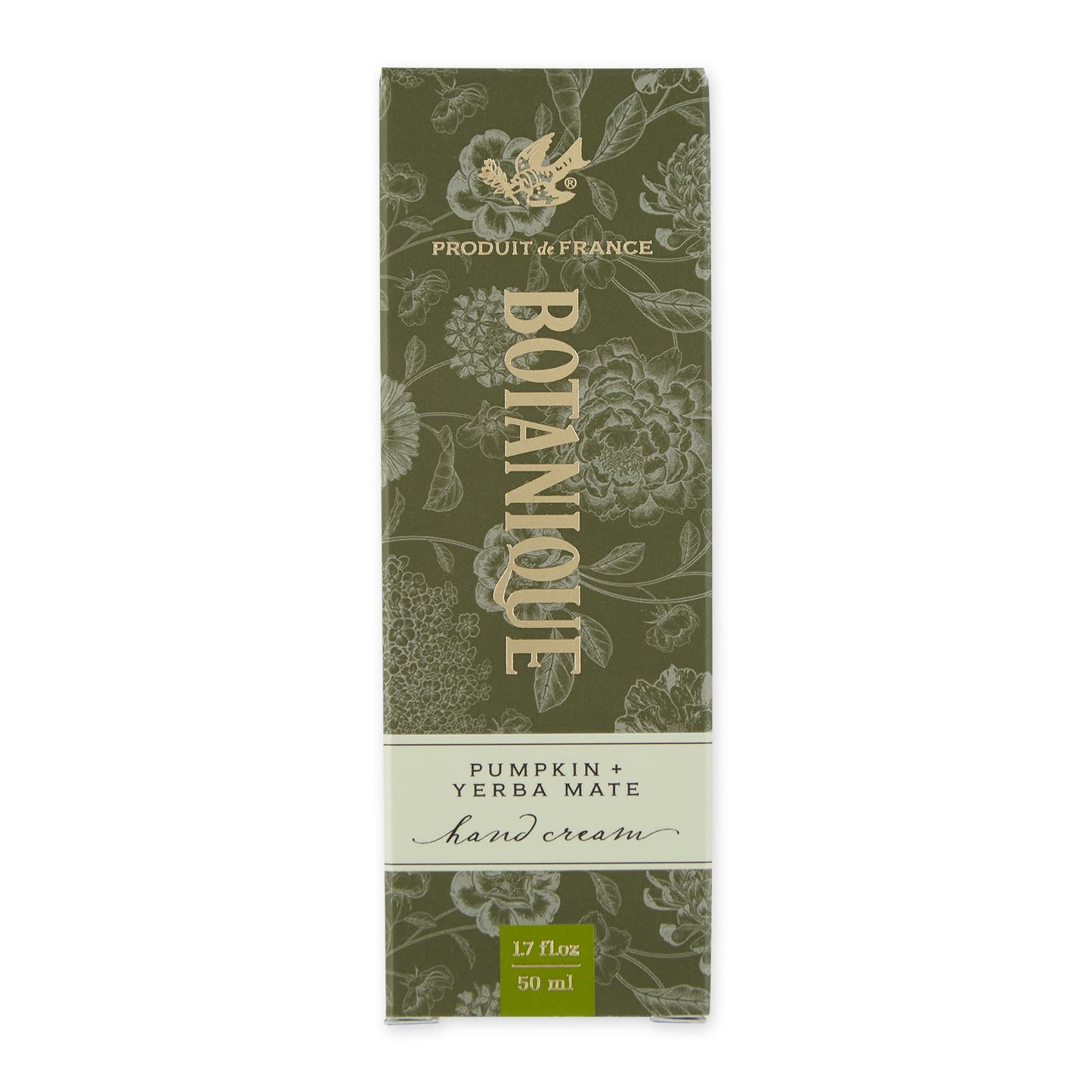 Pre de Provence Boutanique Small Batch Hand Cream Enriched with Shea Butter, Sweet Almond Oil, Minerals & Antioxidants, 50 Gram, Pumpkin & Yerba Mate