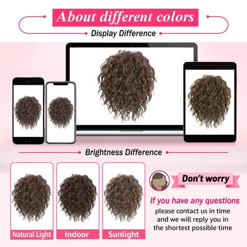 Adancyler Messy Bun Hair Piece Yaki Textured Sweet Loose Wavy Curly Hair Bun Short Drawstring Ponytail Extensions Hair Toppers Synthetic Hairpieces Pony Tails Hair Extensions for Women(Dark Brown)
