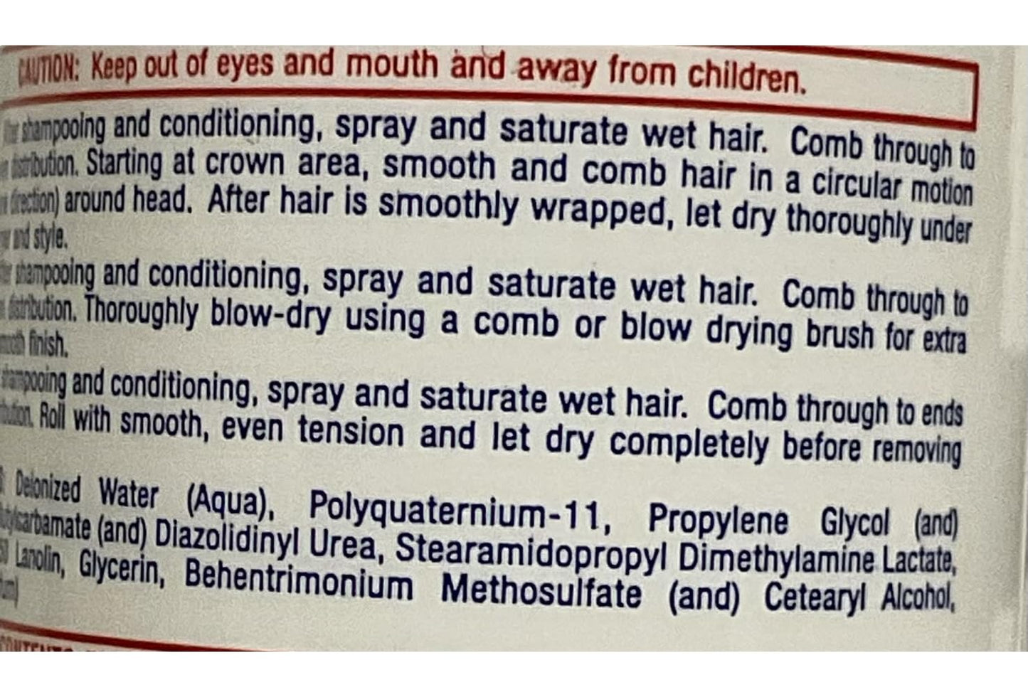 Isoplus Wrap Lotion, Set And Blowdry - 10 Oz