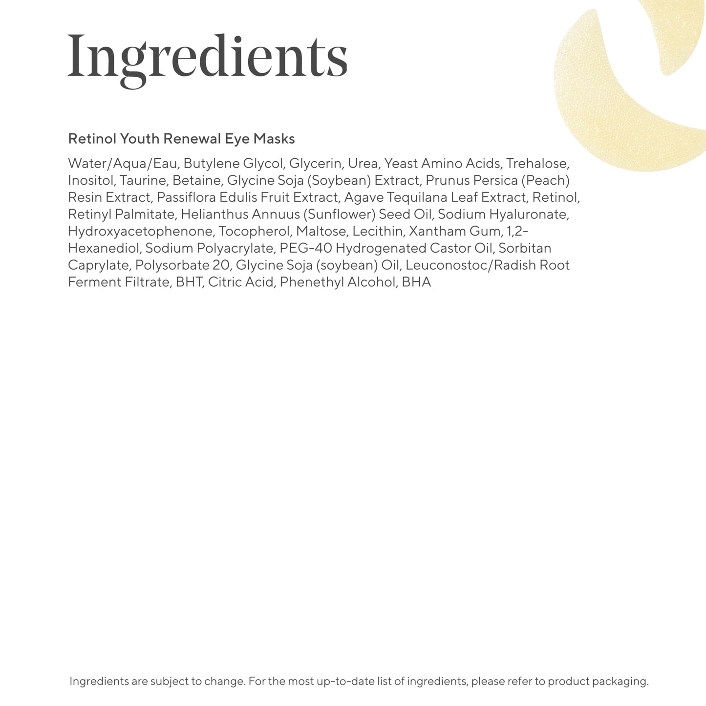 Murad Retinol Youth Renewal Eye Masks – No-Slip Under Eye Patches for Fine Lines, Wrinkles, Crow’s Feet and Puffy Eyes - Full Absorption Treatment Strips, 1 Pair