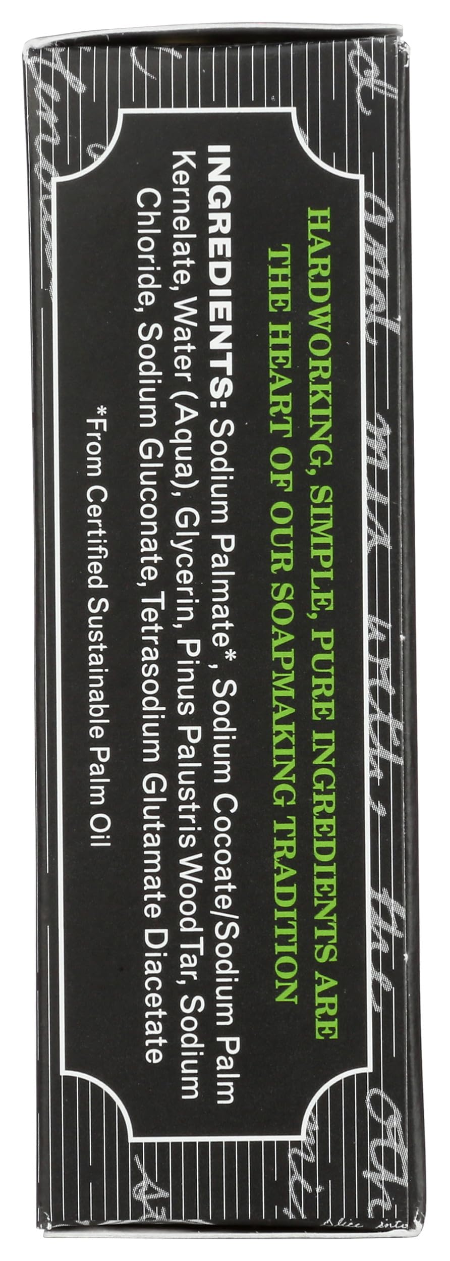 Grandpas Wonder Pine Lathers White Tar Bath Bar Soap - 3.25 Oz