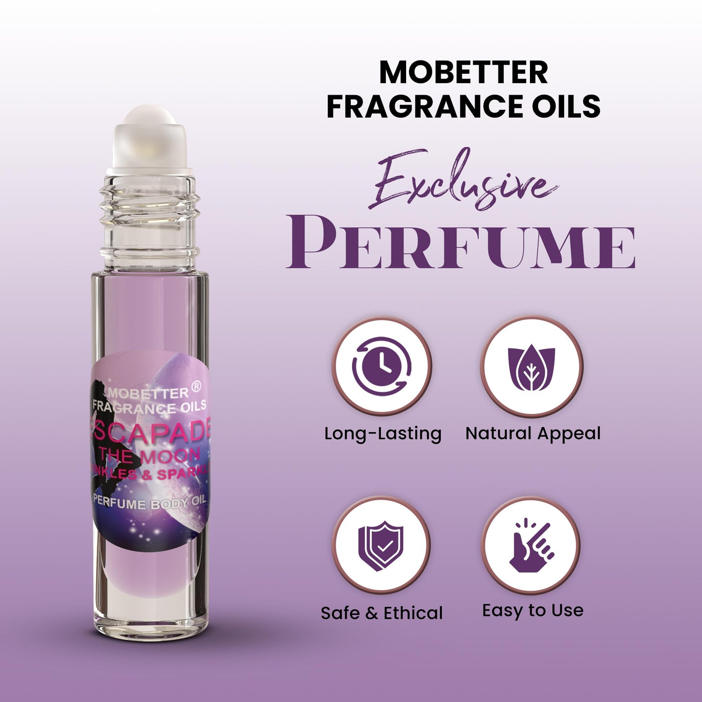 MOBETTER FRAGRANCE OILS Escapade The Moon Twinkle and Sparkles Women Perfume Body Oil