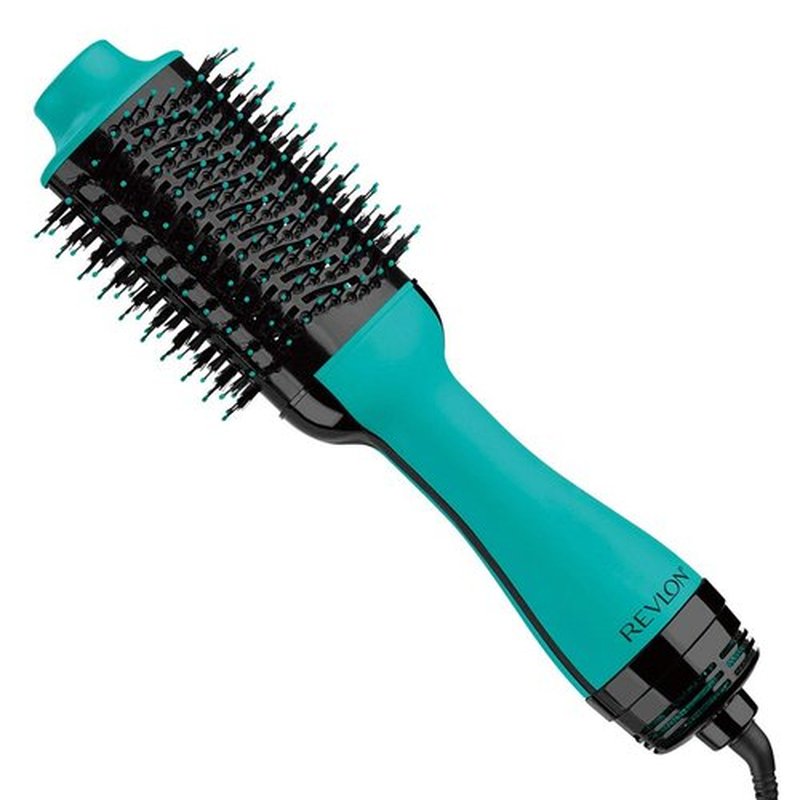 REVLON One Step Hair Dryer And Volumizer Hot Air Brush, Turquoise Volumizer, 1 Count