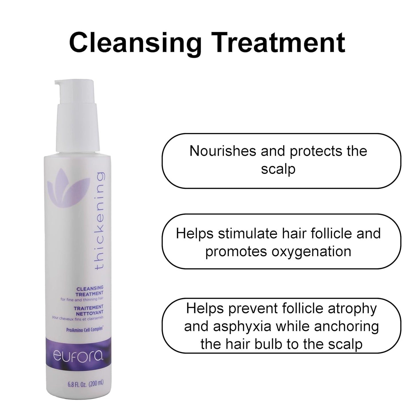 Eufora Thickening Cleansing Treatment 6.8 oz