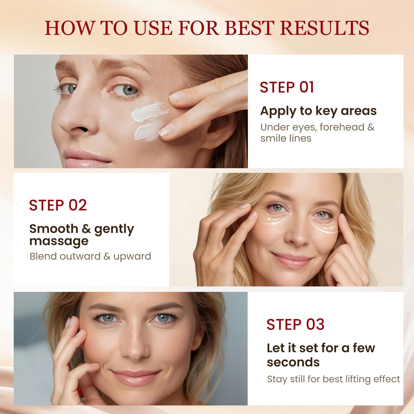 Luxeviss Anti Aging Night Cream - Overnight Face Moisturizer with Collagen Peptides, Ceramides & Hyaluronic Acid - Deep Repair Wrinkle Cream for Firming & Hydrating, Fragrance-Free, 3.34 Fl Oz (100ml)