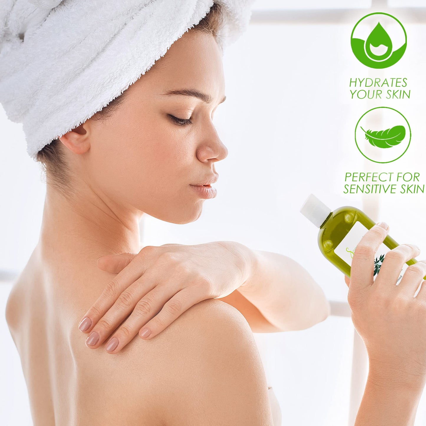 Soapeauty Hemp Seed Oil Unrefined Cold Pressed | Massage & Body Oil | for Skin, Face, Hair, and Soap Making | Carrier for Essential Oils | Rich in Omega Fatty Acids – 8 Fl Oz