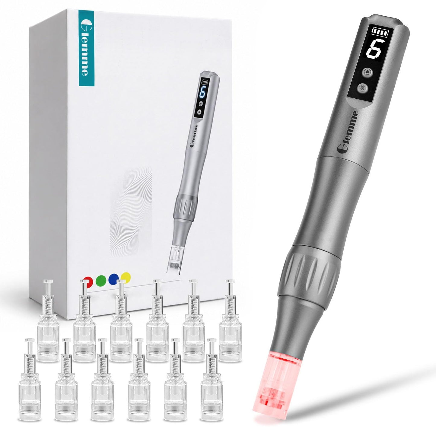 Microneedling pen Microneedle Derma Roller Pen 0.25mm Dermabrasion Roller, Microneedle Roller Derma Roller 0.25mm for Women Men Home Use