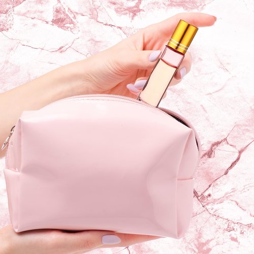 Sumind 150 Pcs Essential Oil Roller Bottles 10 ml Glass Roller Bottles with Stainless Steel Roller Balls Empty Bottles Leak Proof Roll on Bottles with 5 Funnel for Travel Essential Oil (Pink)