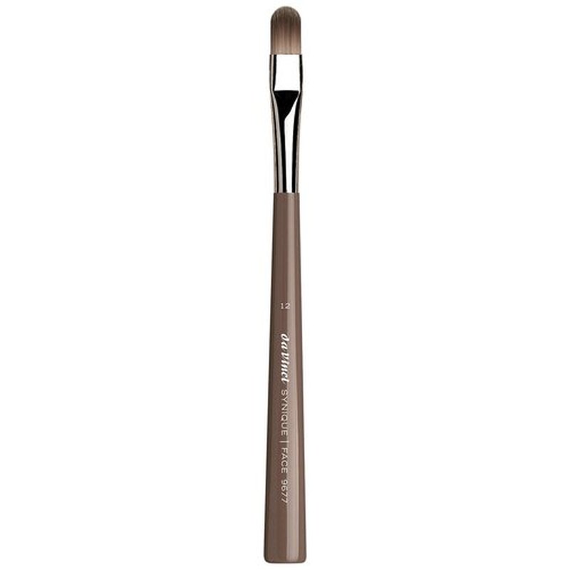 da Vinci Cosmetics Series 9677 Synique Concealer Brush, Oval Synthetic, Size 12, 1.48 Ounce