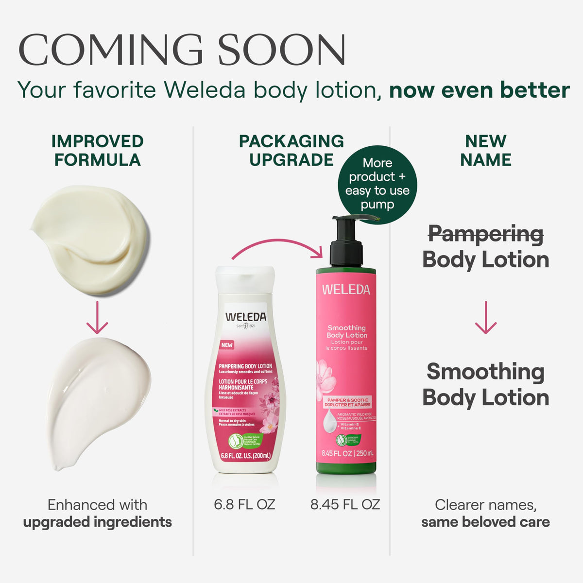 Weleda Pampering Wild Rose Body Lotion, Plant Rich Moisturizer with Wild Rose Oil, Jojoba Oil and Shea Butter, 6.8 Fl Oz (Pack of 1)