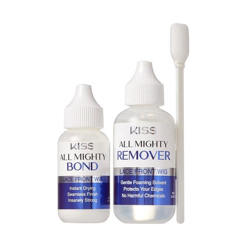 Kiss All Mighty Bond Lace Front Wig Glue and Remover Kit