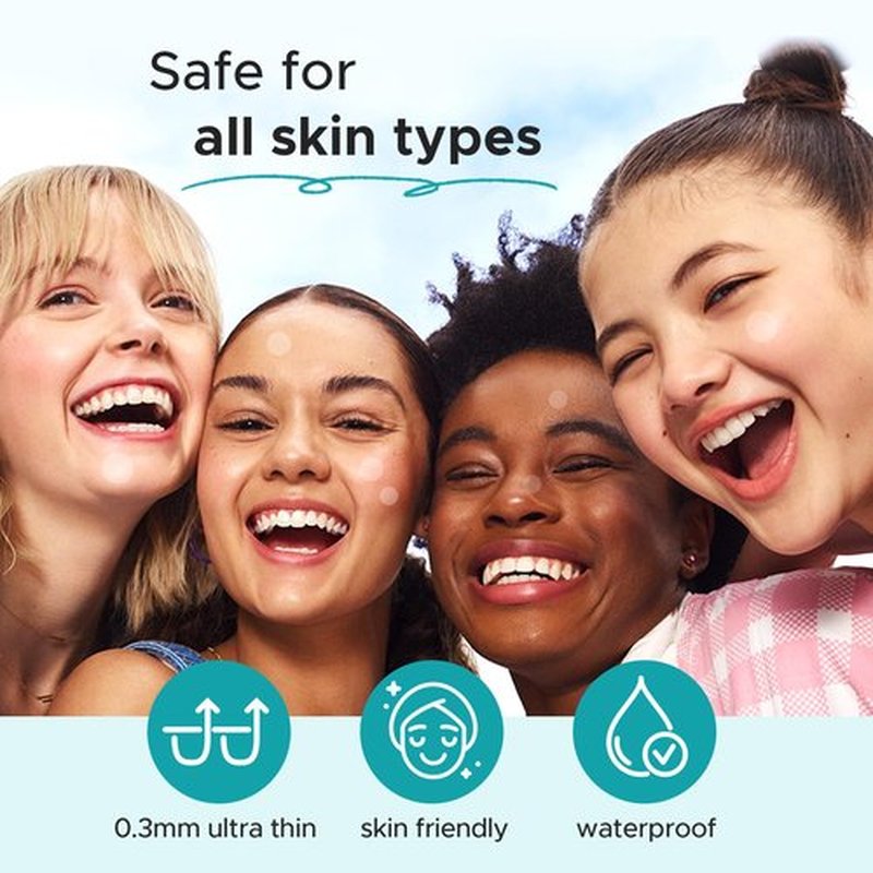 Acne Patch Pimple Patch, 4 Sizes 420 Patches Acne Absorbing Cover Patch, Hydrocolloid Invisible Acne Patches For Face Zit Patch Acne Dots Tea Tree, Calendula Oil - 3 Pack