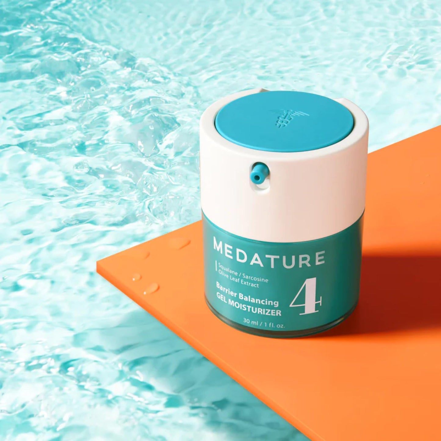 Medature Barrier Balancing Gel Moisturizer, For Combination to Oily Skin, Balances Skin Barrier, Contains Squalane, Sarcosine, Niacinamide & Olive Leaf Extract