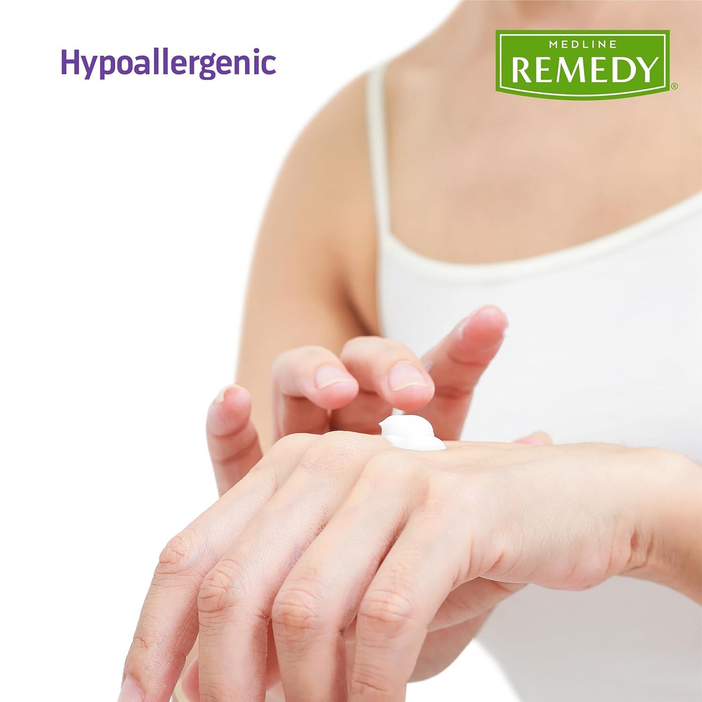Medline Remedy Essentials Hydrating Body Lotion - 8 oz, 12 Count, Fresh Scent, Non-Greasy, Hypoallergenic for Dry Skin