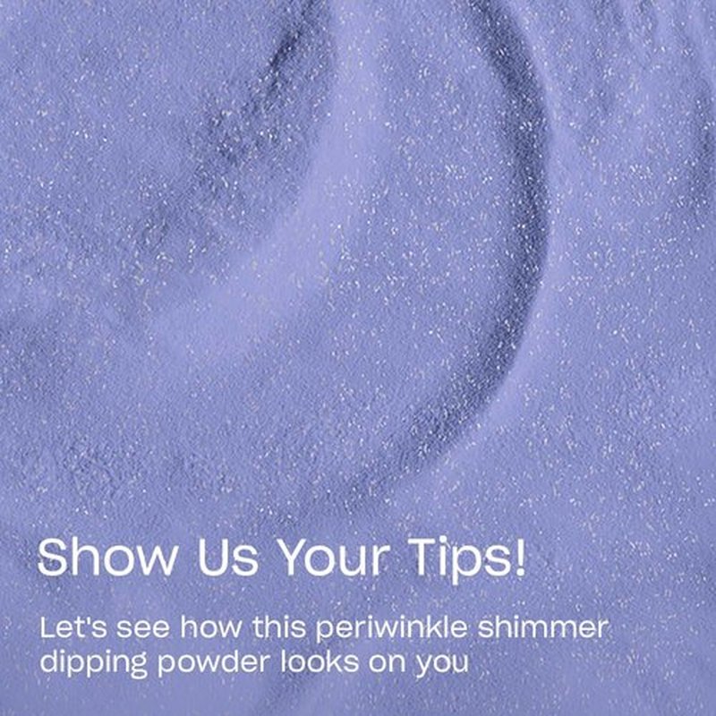 OPI Powder Perfection Show Us Your Tips! | Opaque Bright Blue Shimmer Nail Dipping Powder | Acrylic Alternative