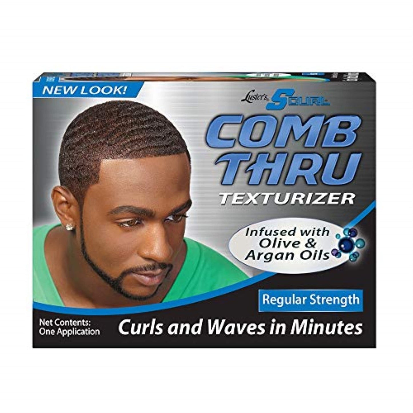 Luster's Curl Text Kit, Size 1, Clay, Infused with Olive and Argan Oils, For Curly Hair, Regular 1kit