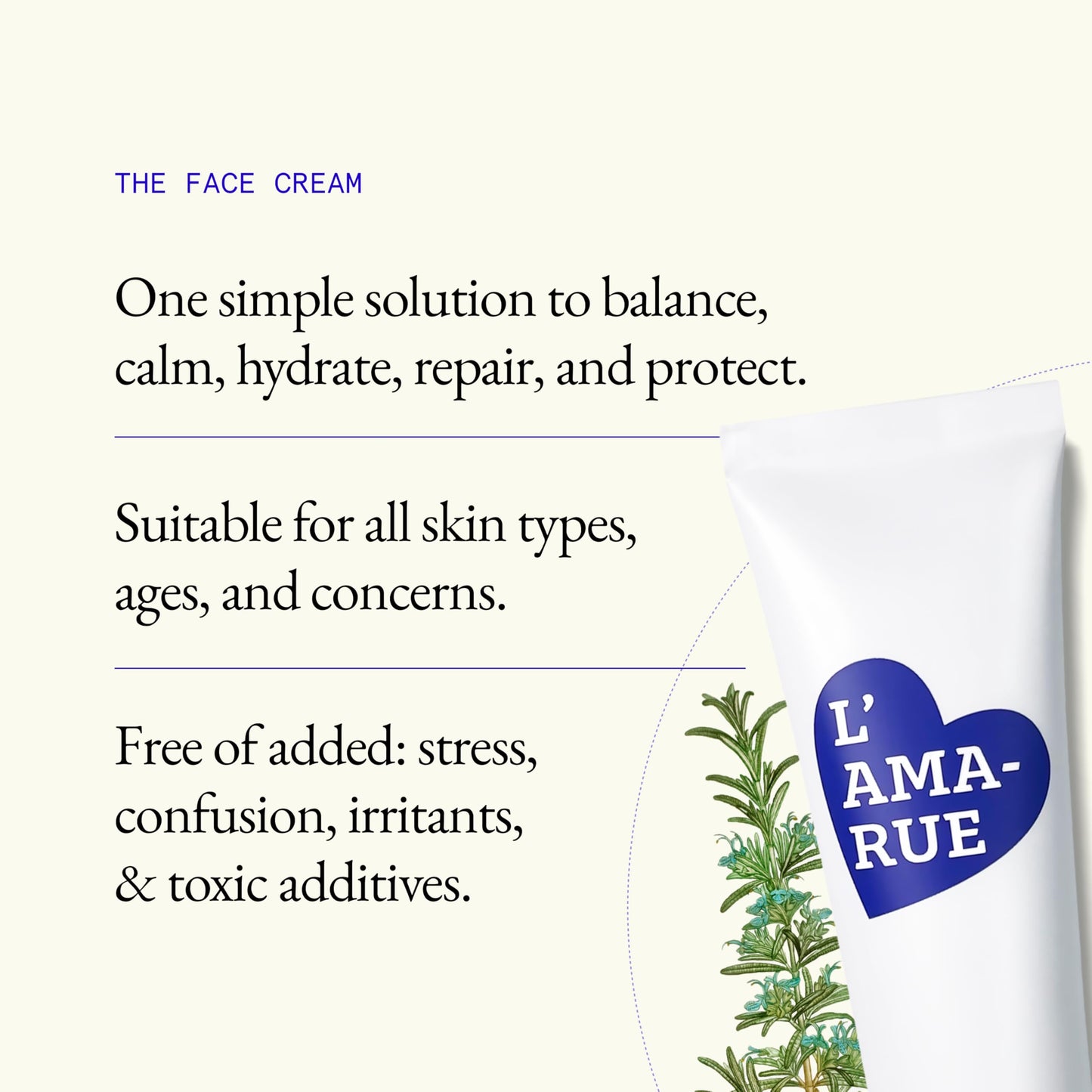 L'AMARUE Anti-Aging Under Eye Cream for Bags & Puffiness - 0.5 oz: Help Reduce Dark Circles & Wrinkle Smoothing | Gentle Retinol Alternative, Ultra-Hydrating, Eyebag Tightening | Clean & Cruelty-Free