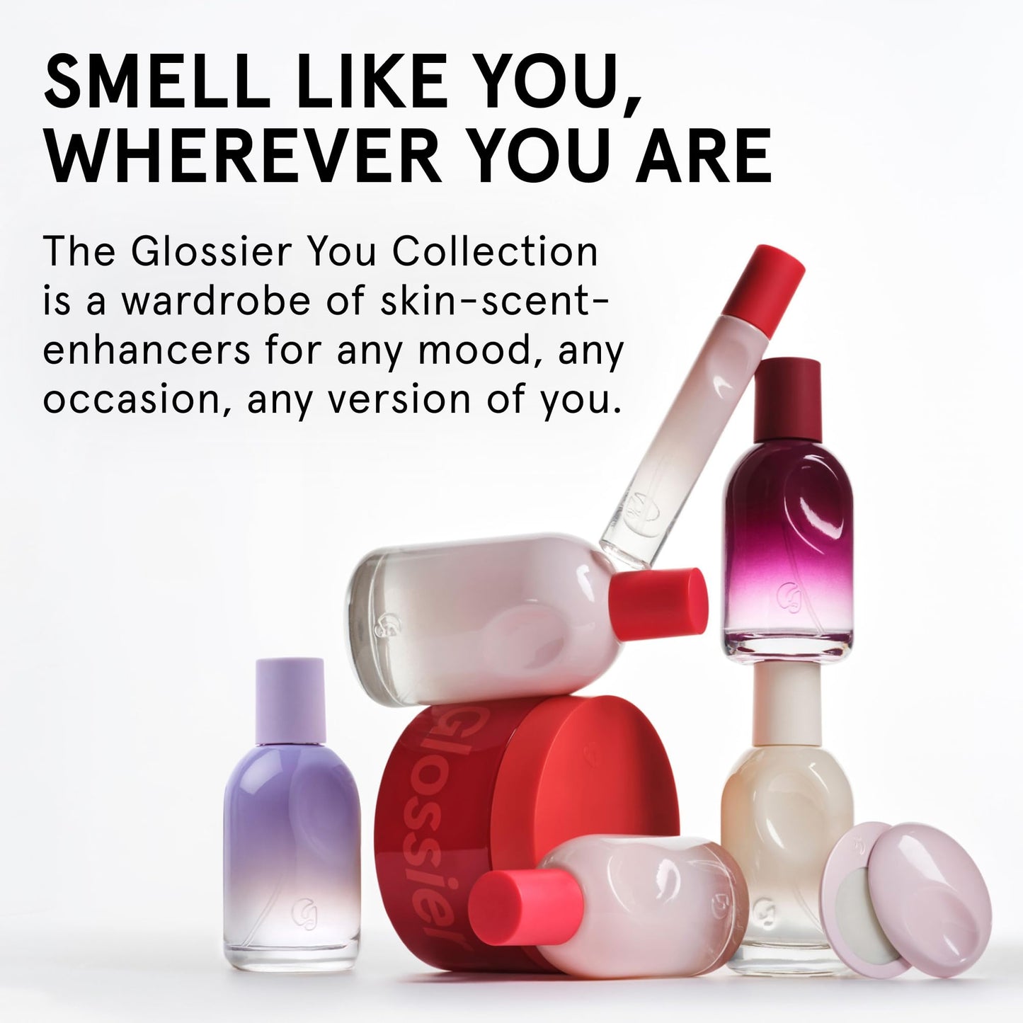 Glossier You Rêve Eau de Parfum - Unisex Fragrance for Men & Women, Skin-Scent Enhancer Smells Different on Everyone - Warm & Sweet Gourmand Perfume Buttercream, Plum Butter & Ambrox Base Notes, 8ml