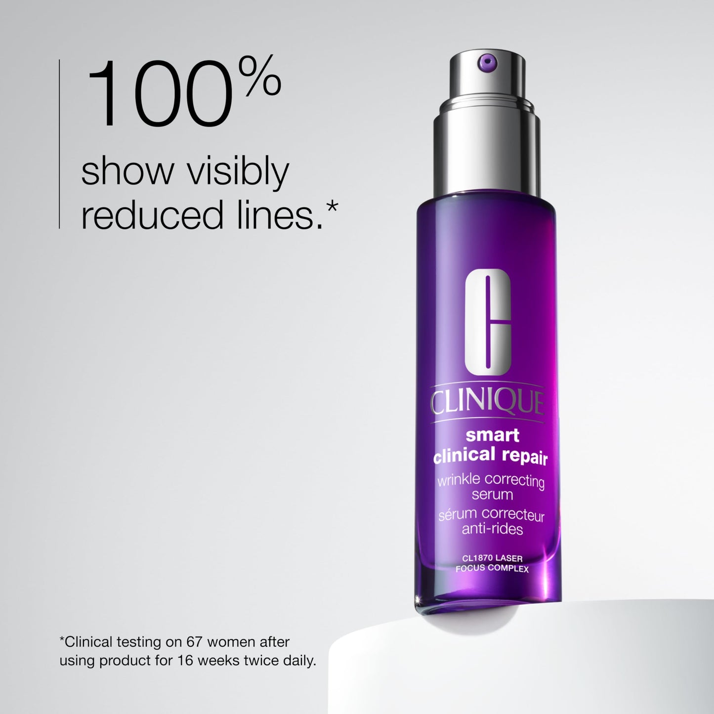 Clinique Smart Duo - Smart Clinical Repair Wrinkle Correcting Anti Aging Face Cream + Smart Clinical Repair Wrinkle Correcting Anti Aging Face Serum