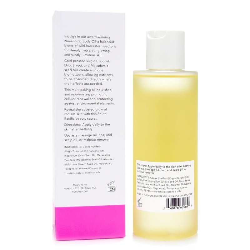 Nourishing Exotic Coconut Body Oil - Pure Fiji Guava Scent | 7.7 fl oz (230ml)