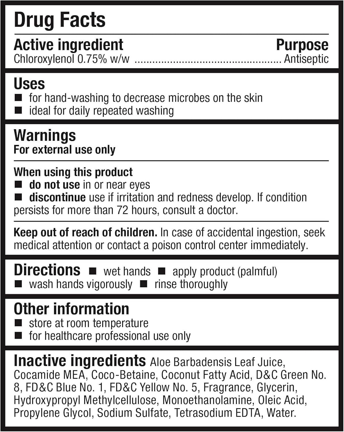 Clorox Healthcare AloeGuard Antimicrobial Liquid Hand Soap with Pump, Triclosan-Free, Infused with Aloe Vera and Vitamin E, Gentle and Moisturizing, FDA Registered, 18 Fl Oz - 12 Pack