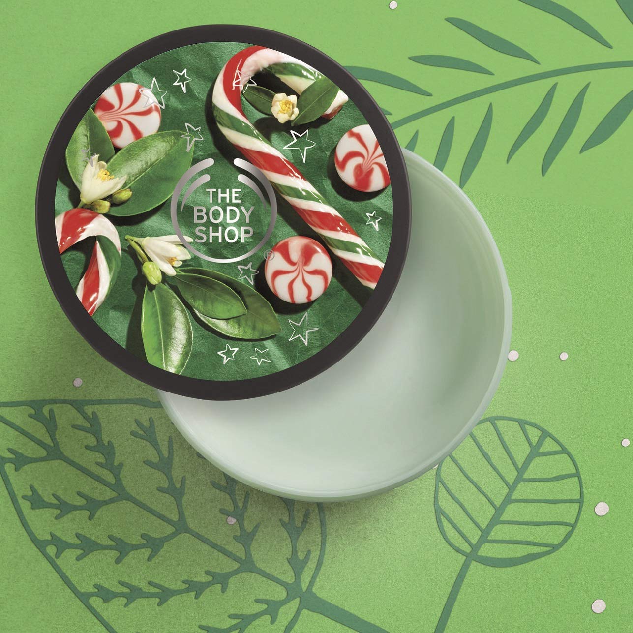 The Body Shop Peppermint Candy Cane Body Butter, 6.75 Oz