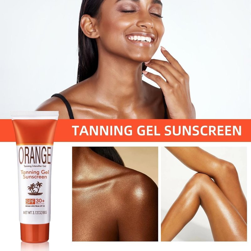 Tanning Gel - Balm-to-Oil Glow Formula with Coconut Oil & Vitamin E - Lightweight & Non-Greasy | 3.12 oz