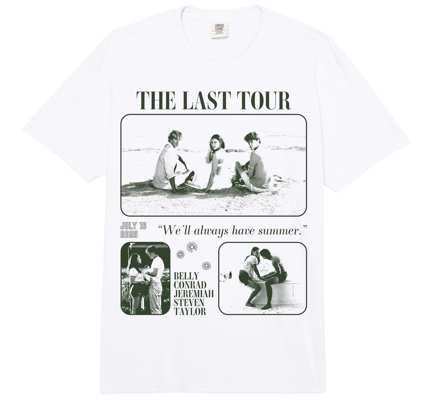 The Summer I Turned Pretty - The Last Tour Season 3 Comfort Colors Adult Heavyweight T-Shirt