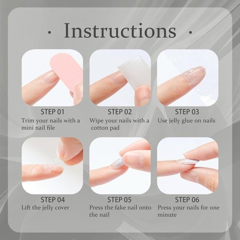 Yabonica Handmade Metallic Press On Nail Almond-Y2k Press On Nail Medium Long False Nail-Glue On Nail Charm Design-Reusable Stick On Nail for Woman,10pcs White&Black Acrylic Fake Nail Art(040, L)
