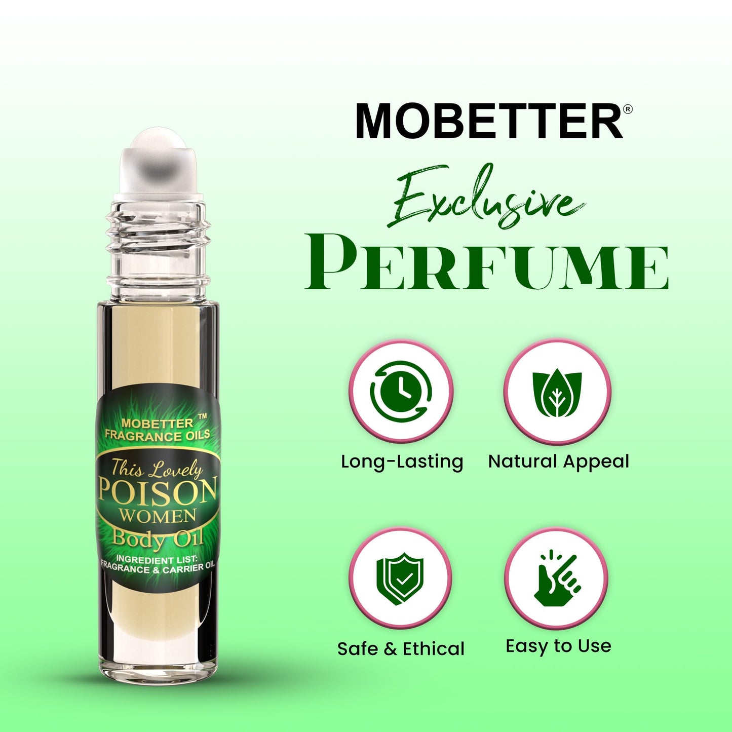 MOBETTER FRAGRANCE OILS This Lovely Poison Women perfume Body Oil