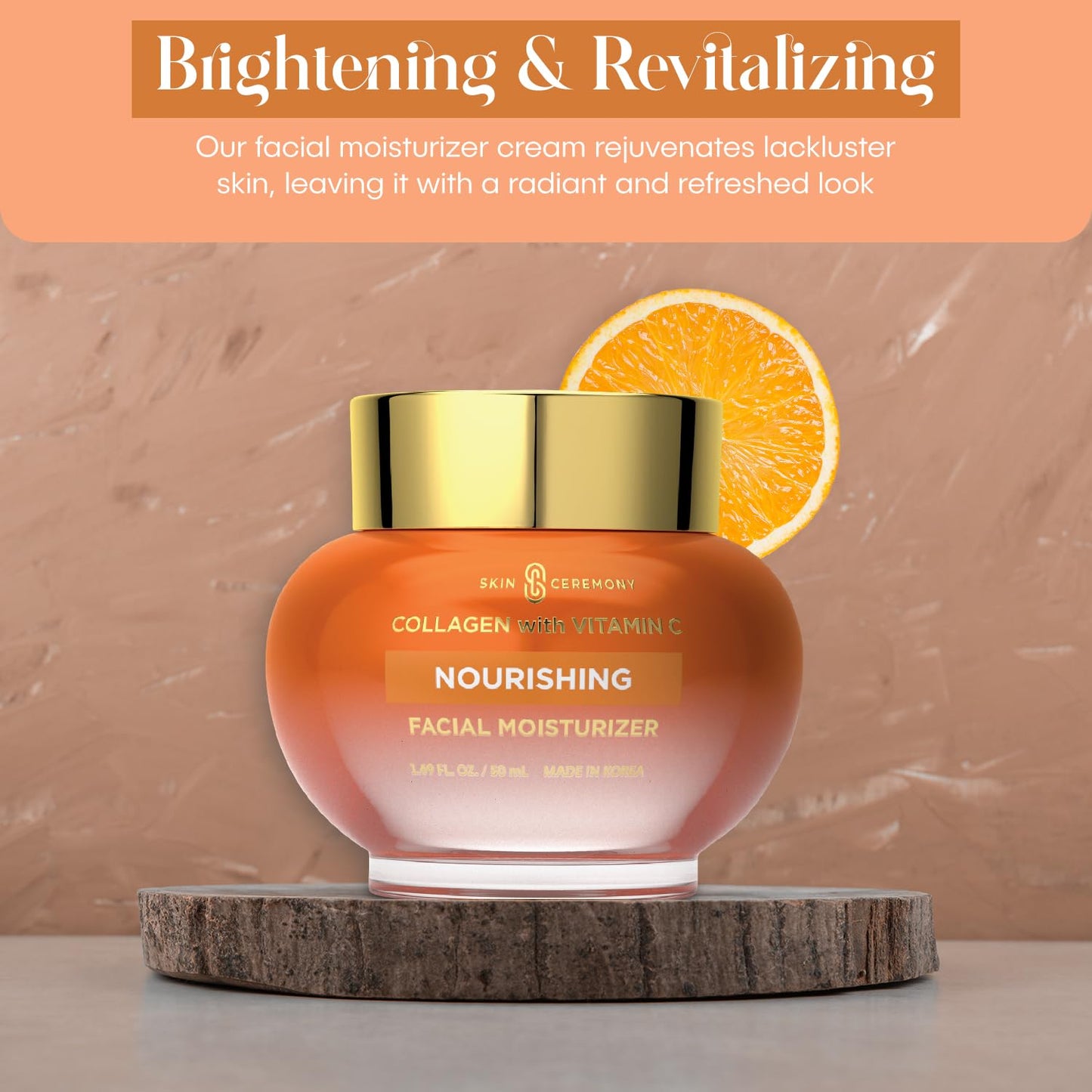 Skin Ceremony Retinol & Vitamin E Moisturizer - Anti-Aging, Hydrating Skin Cream for Fine Lines, Wrinkles & Acne Scars - Dermatologist Tested, Clean Beauty, Korean Skin Care - 1.69 FL.OZ.