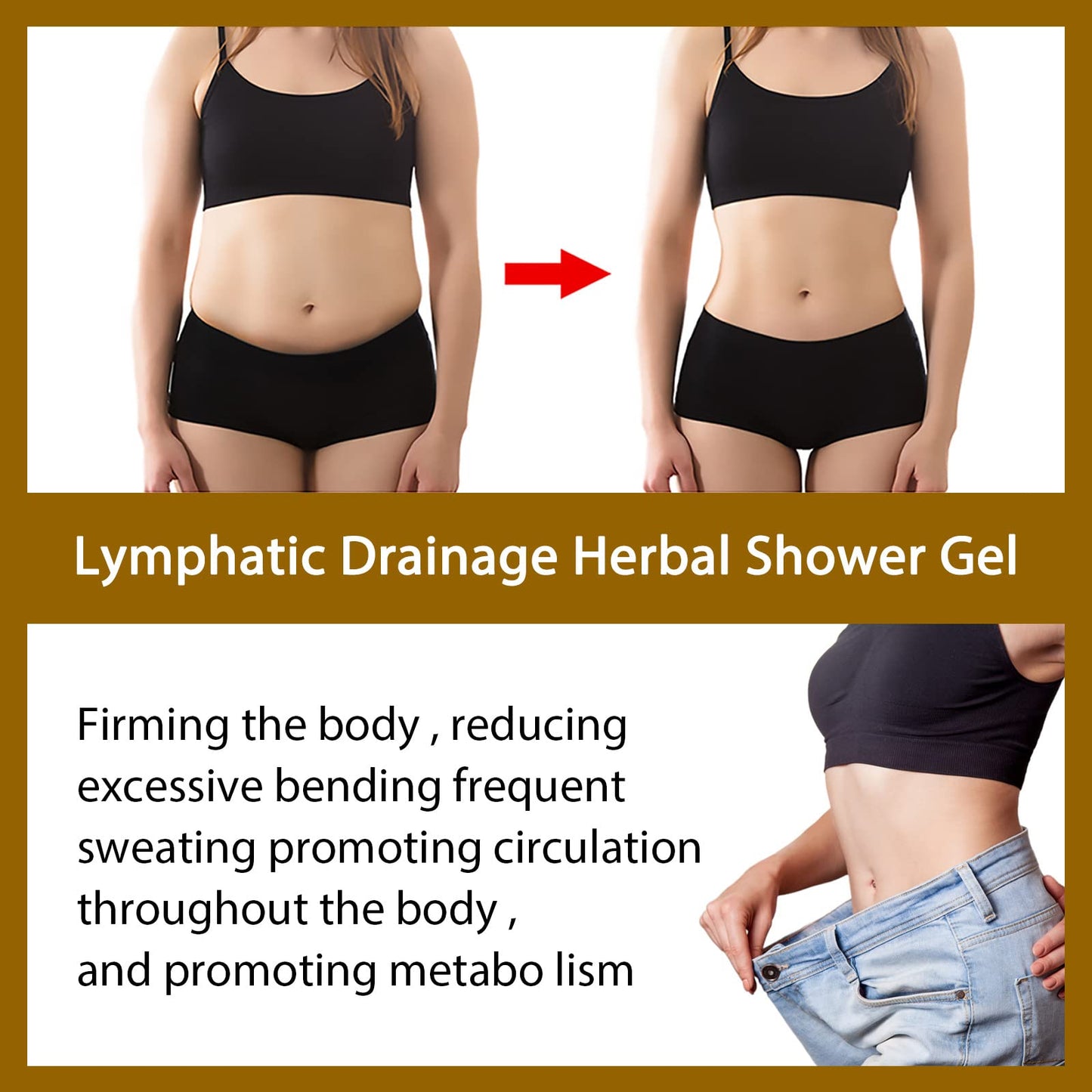 Herbal Shower Gel, Herbal Slimming Shower Gel, Ginger Shower Gel for Slimming, Organic Herbal Ginger Slimming Body Wash (2 pack)