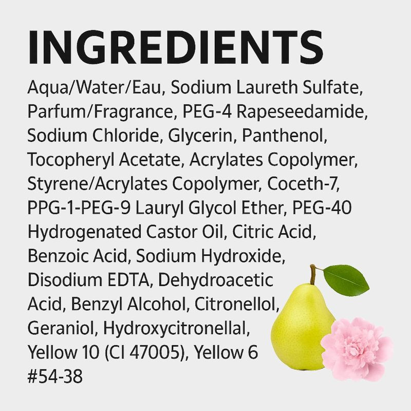 Fruits & Passion Pear Peony Milky Foaming Bath Refill - 33.8 fl oz | Luxurious Canadian Bath Experience