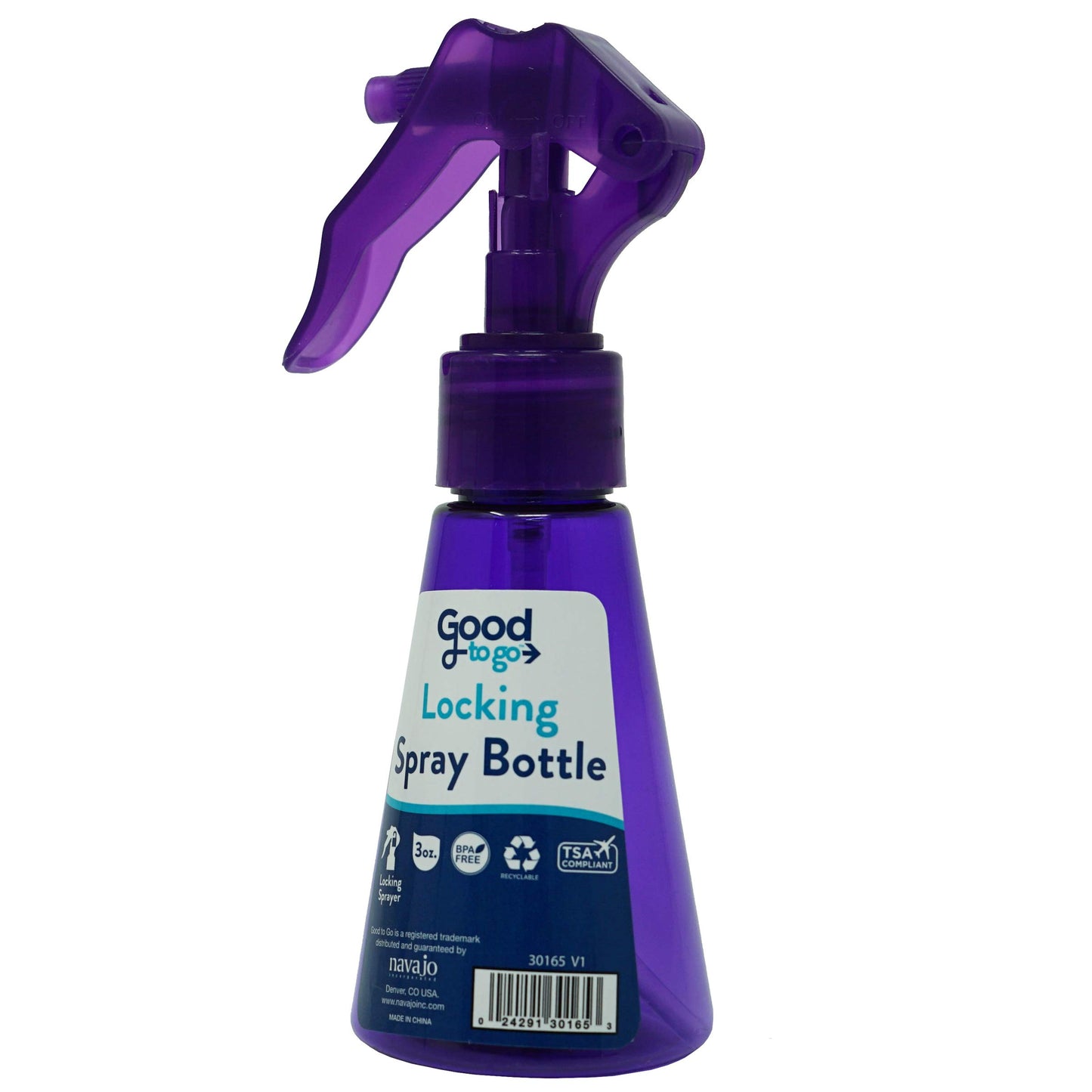Handy Solutions Good To Go Locking Spray Bottle, 3 Ounce (Pack of 4)