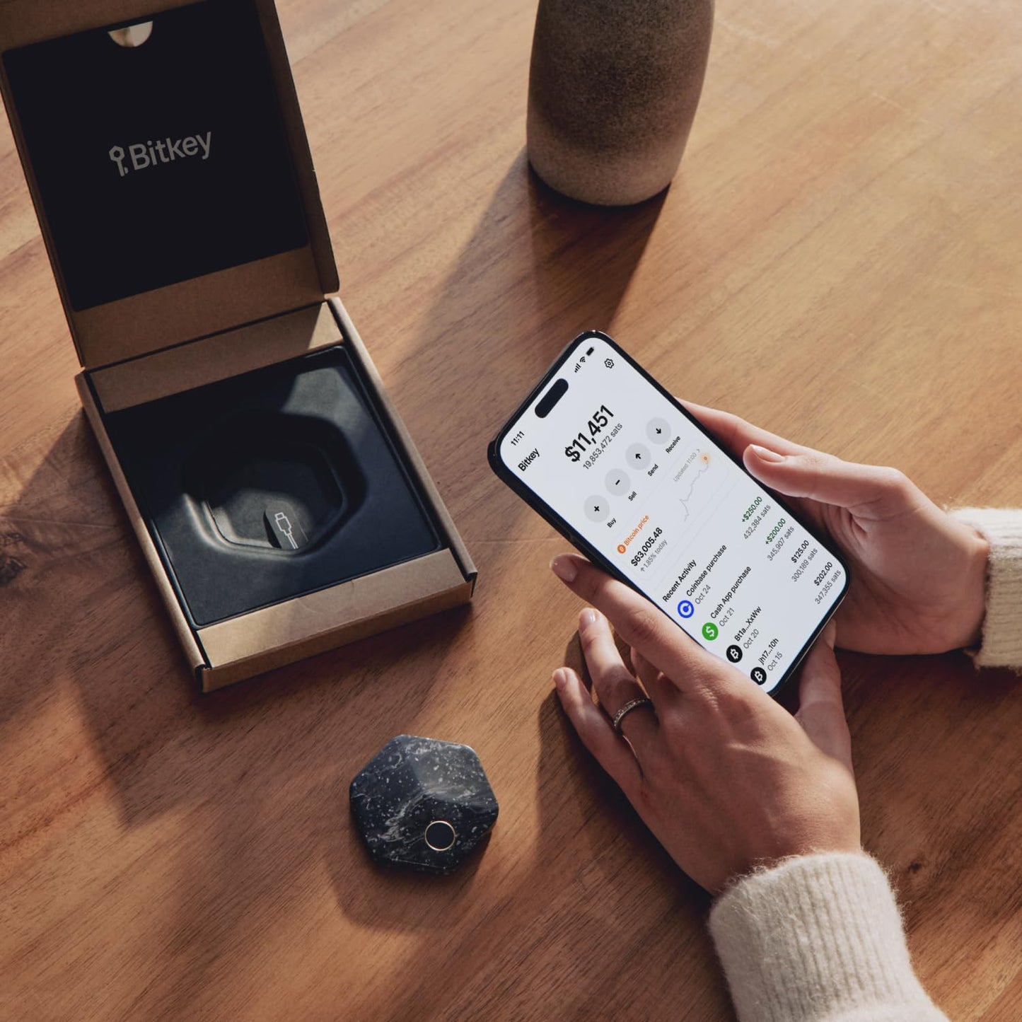 Bitkey Bitcoin Hardware Wallet - The Most Secure Way to Buy, Store and Manage Bitcoin